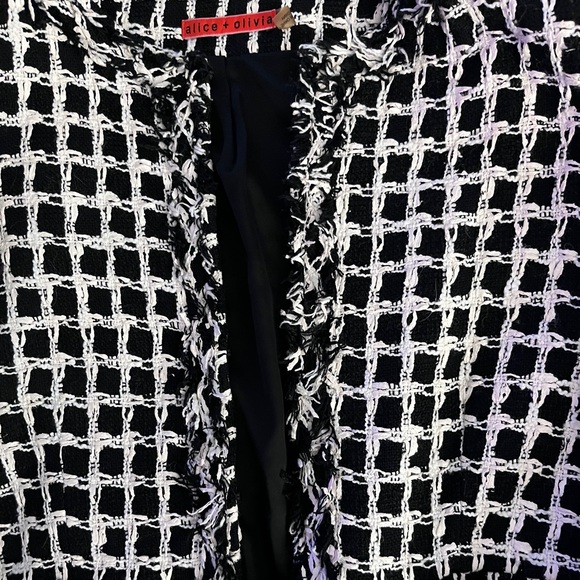 Plaid Print Evening Jacket - Picture 6 of 9